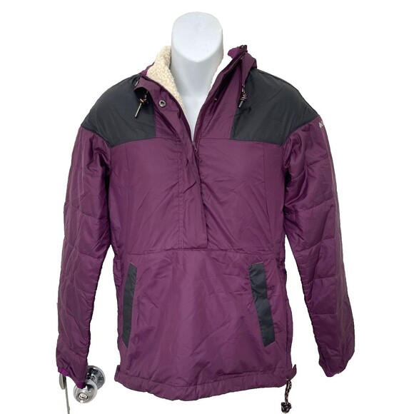 NWOT Columbia Women’s Lodge Pullover Insulated Jacket Size XS Purple SOLD OUT - Picture 5 of 12